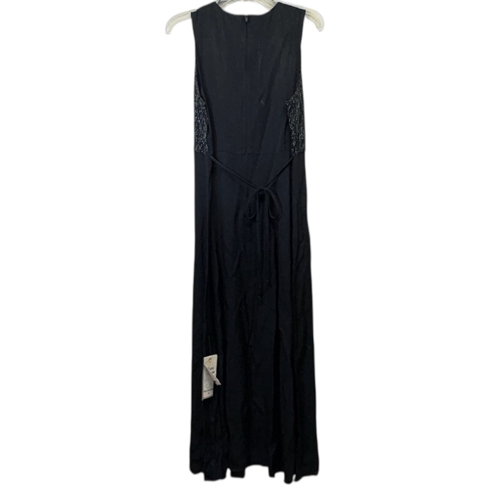 Vintage 90’s Black Metallic Bodice Maxi Holiday/Party Dress NWT - Picture 2 of 8